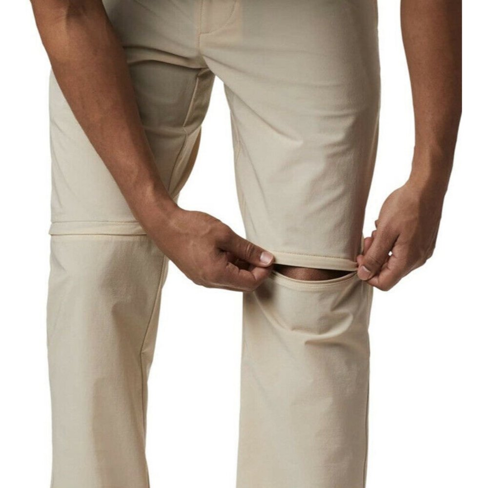 NWT Columbia Viewmont Stretch Convertible Beige Pants - 44 x 32